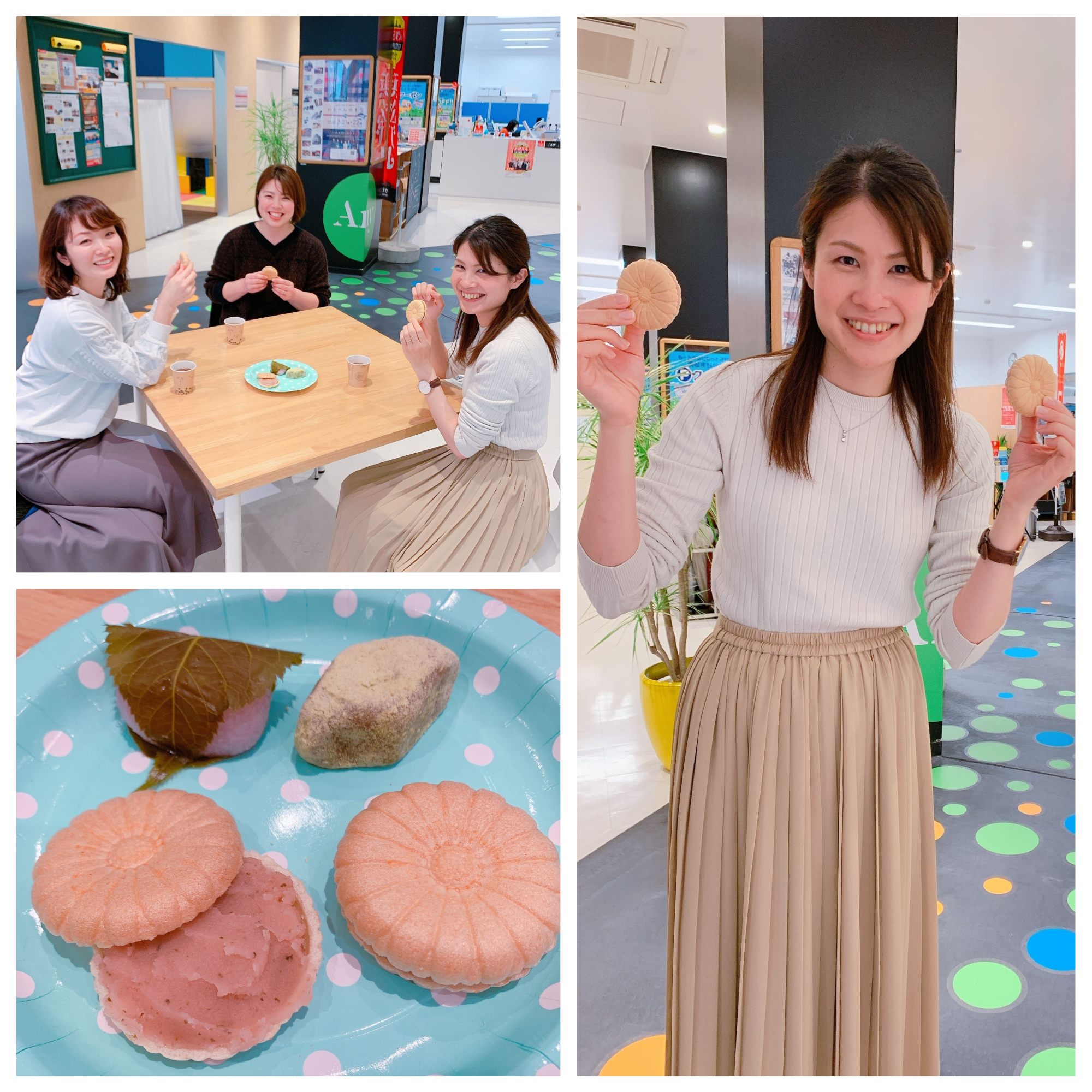 ひなまつりのお供えにもピッタリ!!浜松駅周辺の一足先に春気分を味わえる老舗和菓子屋さん~鶯餅・桜餅・さくら餡のもなか~